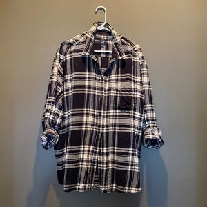 Gap button down oversized flannel